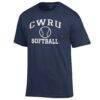 Case Western Reserve Spartans Champion Icon Softball Powerblend T-Shirt - Navy - Side View