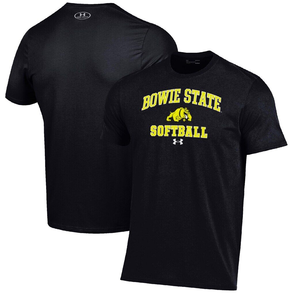 Bowie State Bulldogs Under Armour Arch Softball Performance T-Shirt