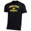 Bowie State Bulldogs Under Armour Arch Softball Performance T-Shirt - Black - Side View