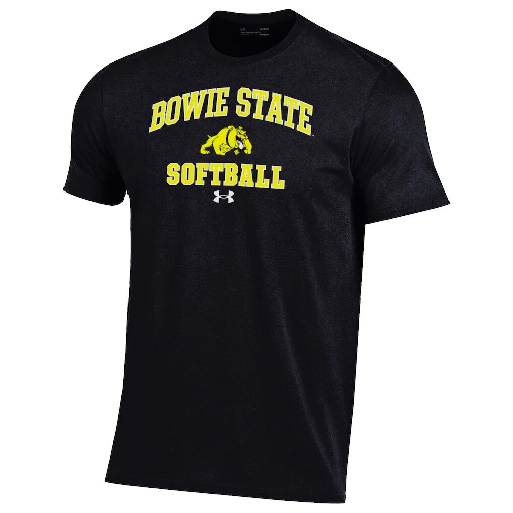 Bowie State Bulldogs Under Armour Arch Softball Performance T-Shirt