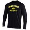 Bowie State Bulldogs Under Armour Arch Softball Performance Long Sleeve T-Shirt - Black - Side View
