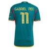 Gabriel Pec LA Galaxy adidas 2024 LA Kit Authentic Player Jersey - Green - Detail View