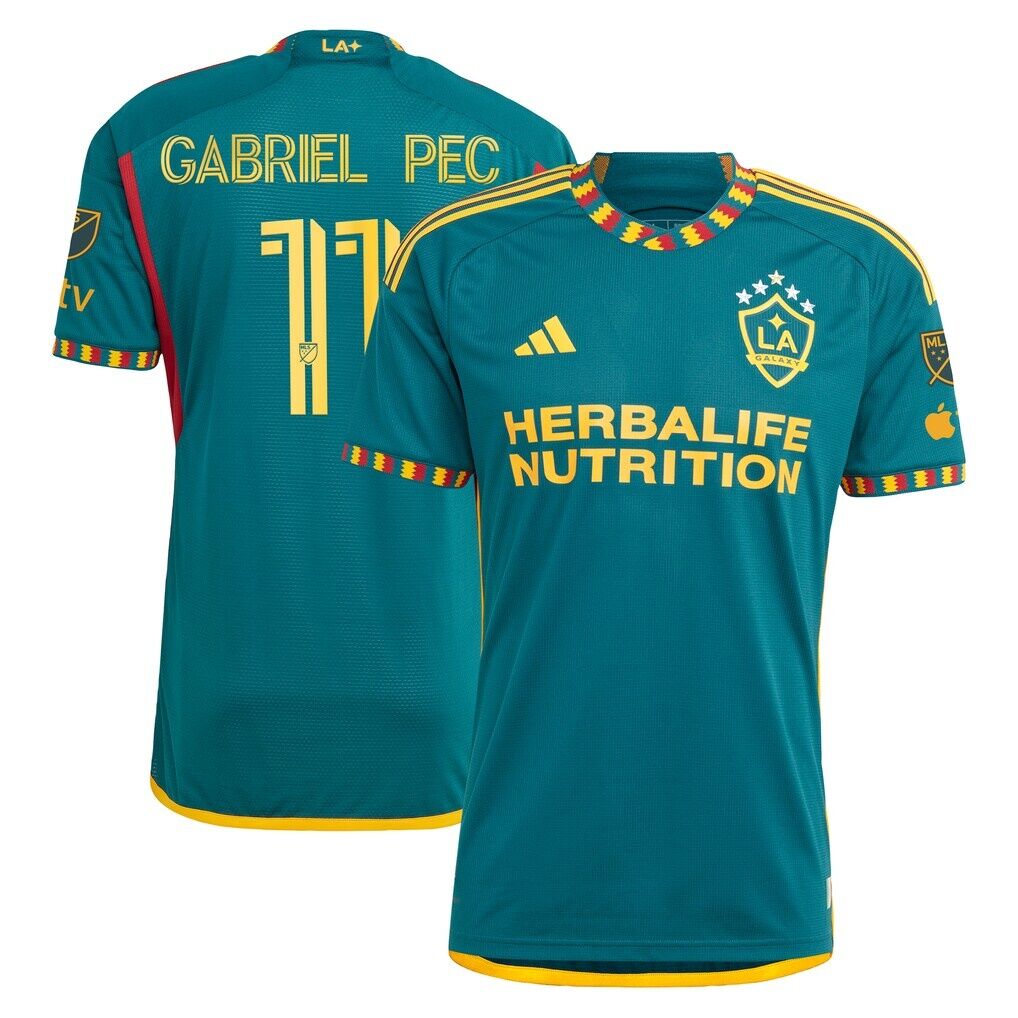Gabriel Pec LA Galaxy adidas 2024 LA Kit Authentic Player Jersey