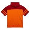 Tampa Bay Buccaneers Mitchell & Ness Off Field Vintage Logo Short Sleeve Pullover Hoodie - Orange - Detail View
