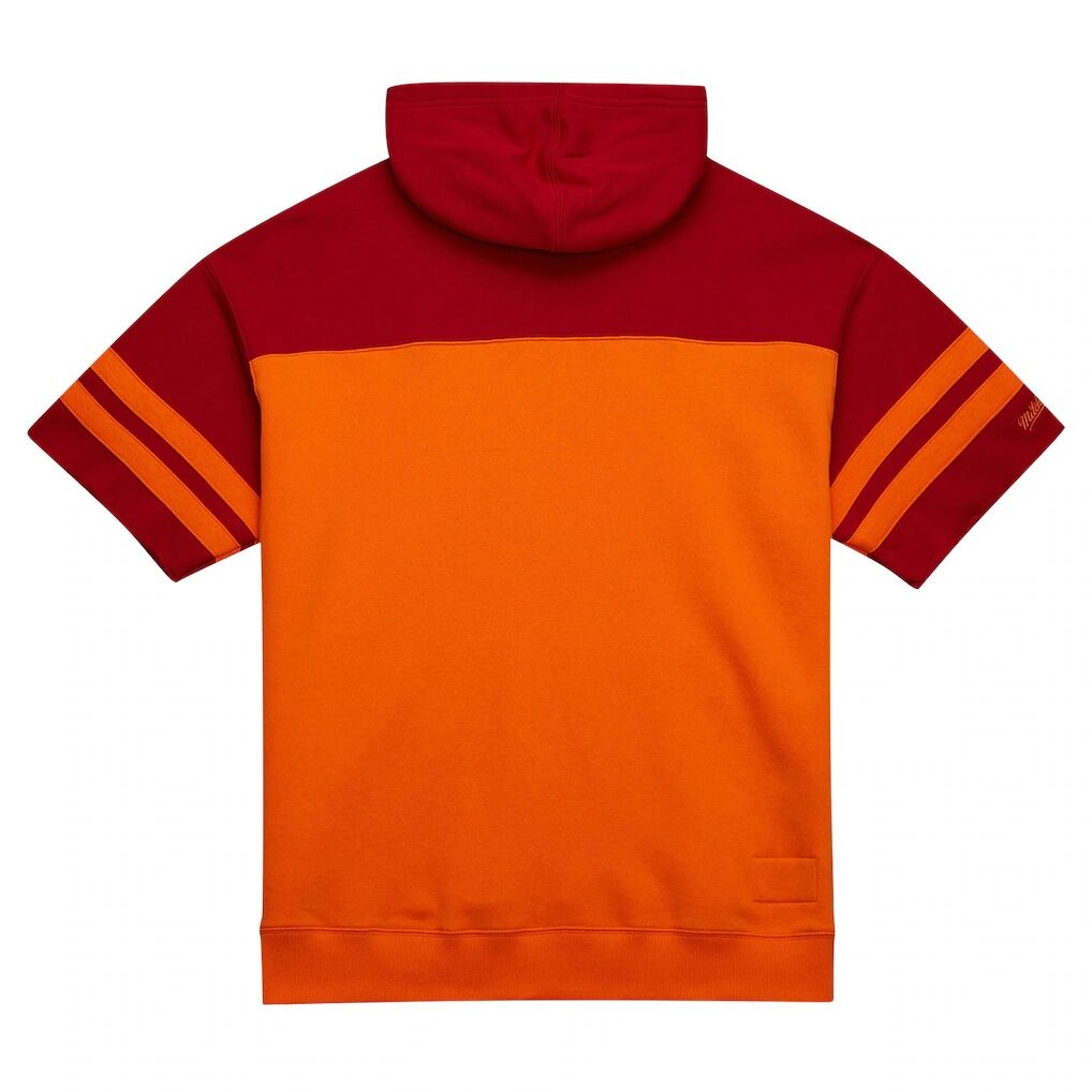 Tampa Bay Buccaneers Mitchell & Ness  Off Field Vintage Logo Short Sleeve Pullover Hoodie