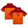 Tampa Bay Buccaneers Mitchell & Ness Off Field Vintage Logo Short Sleeve Pullover Hoodie - Orange - Front View