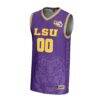 LSU Tigers GameDay Greats NIL Pick-A-Player Men's Basketball Icon Print Lightweight Jersey - Purple - Side View