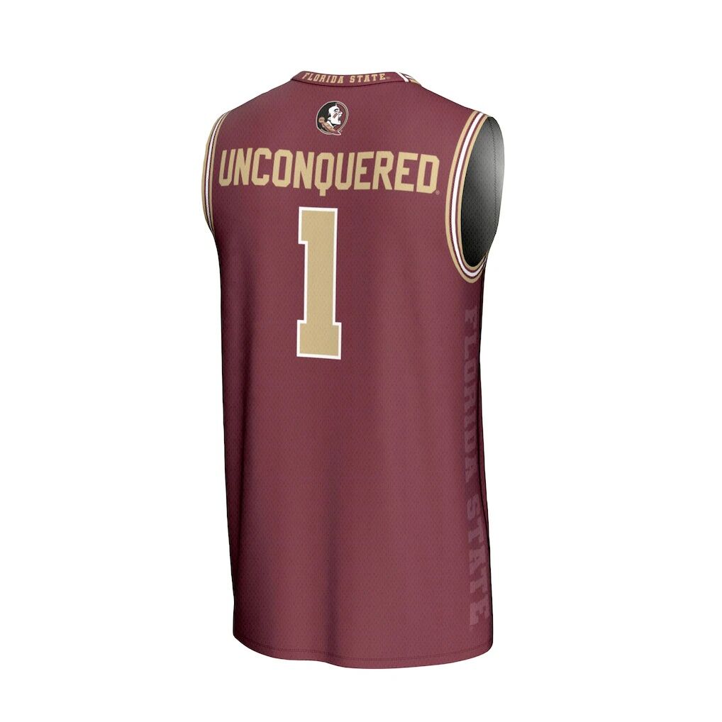 #1 Florida State Seminoles GameDay Greats Youth Lightweight Icon Print Basketball Jersey - Garnet