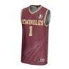 #1 Florida State Seminoles GameDay Greats Youth Lightweight Icon Print Basketball Jersey - - Front View