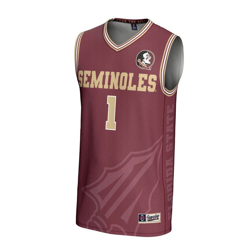 #1 Florida State Seminoles GameDay Greats Youth Lightweight Icon Print Basketball Jersey - Garnet