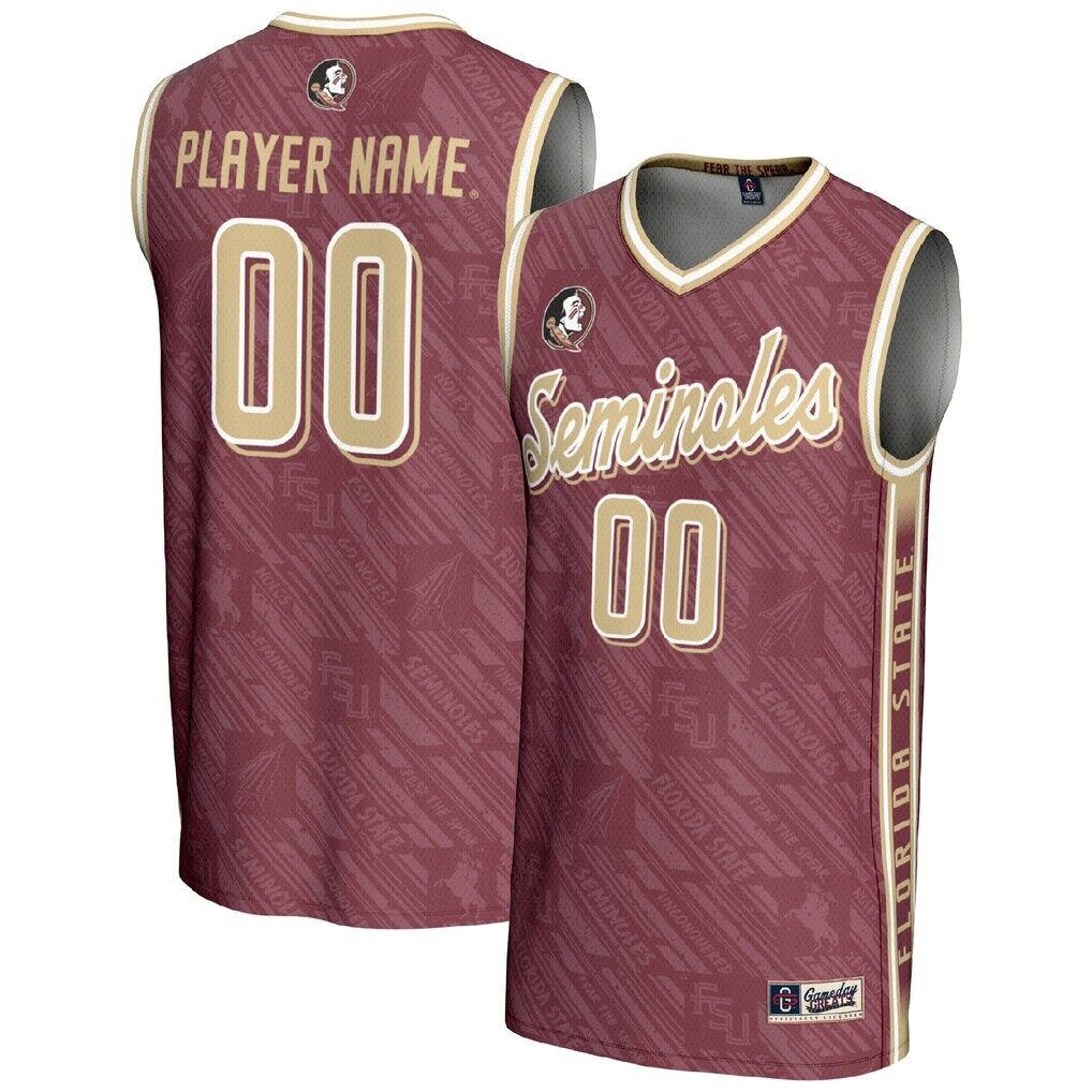 Florida State Seminoles GameDay Greats Unisex NIL Pick-A-Player Women's Basketball Lightweight Highlight Print Jersey - Garnet