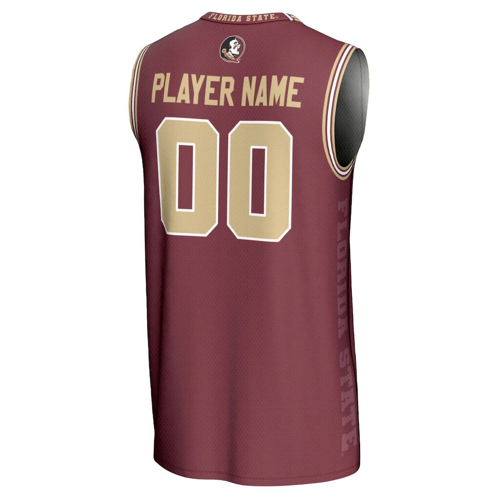 Florida State Seminoles GameDay Greats Unisex NIL Pick-A-Player Women's Basketball Lightweight Icon Print Jersey - Garnet