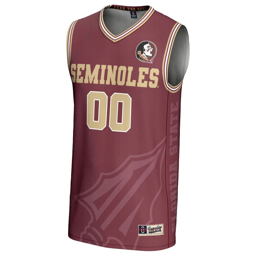Florida State Seminoles GameDay Greats Unisex NIL Pick-A-Player Women's Basketball Lightweight Icon Print Jersey - Garnet