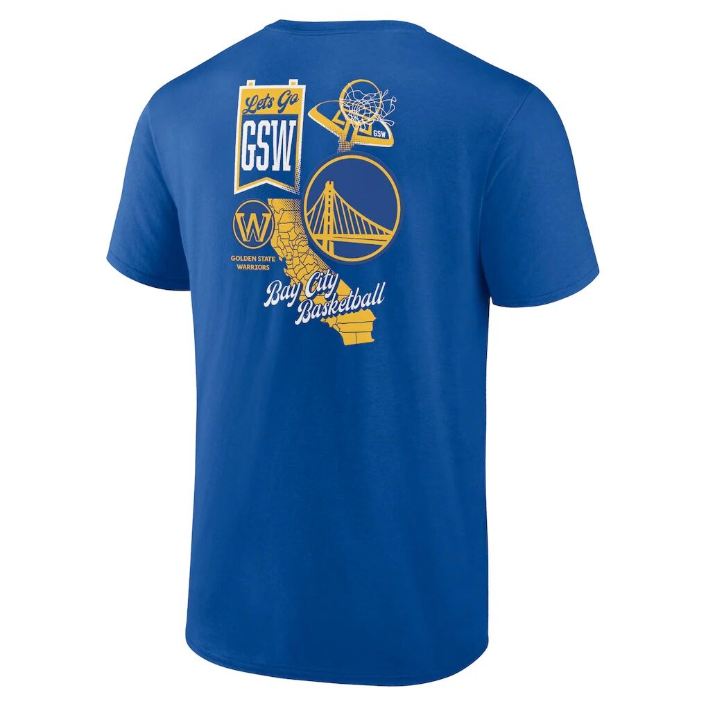 Golden State Warriors Split Zone T-Shirt – Royal