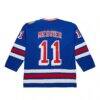 Mark Messier New York Rangers Mitchell & Ness Big & Tall 1993/94 Blue Line 2.0 Jersey - Blue - Detail View