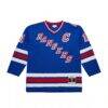 Mark Messier New York Rangers Mitchell & Ness Big & Tall 1993/94 Blue Line 2.0 Jersey - Blue - Side View