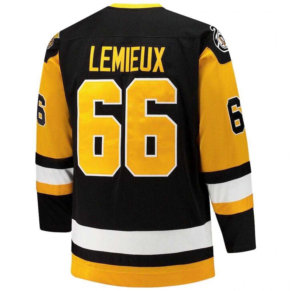 Mario Lemieux Pittsburgh Penguins Mitchell & Ness Big & Tall 1991/92 Blue Line 2.0 Jersey