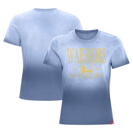 Golden State Warriors Sportiqe Women's Arcadia Sun-Dipped T-Shirt - - Front View