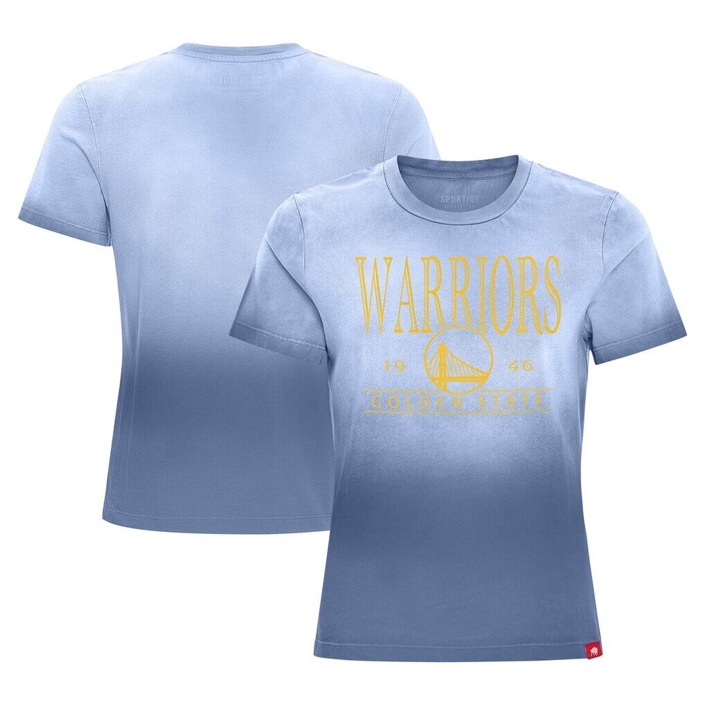 Golden State Warriors Sportiqe Women’s Arcadia Sun-Dipped T-Shirt – Royal