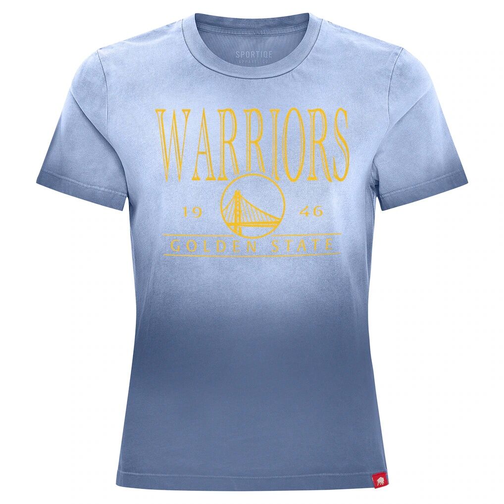 Golden State Warriors Sportiqe Women’s Arcadia Sun-Dipped T-Shirt – Royal