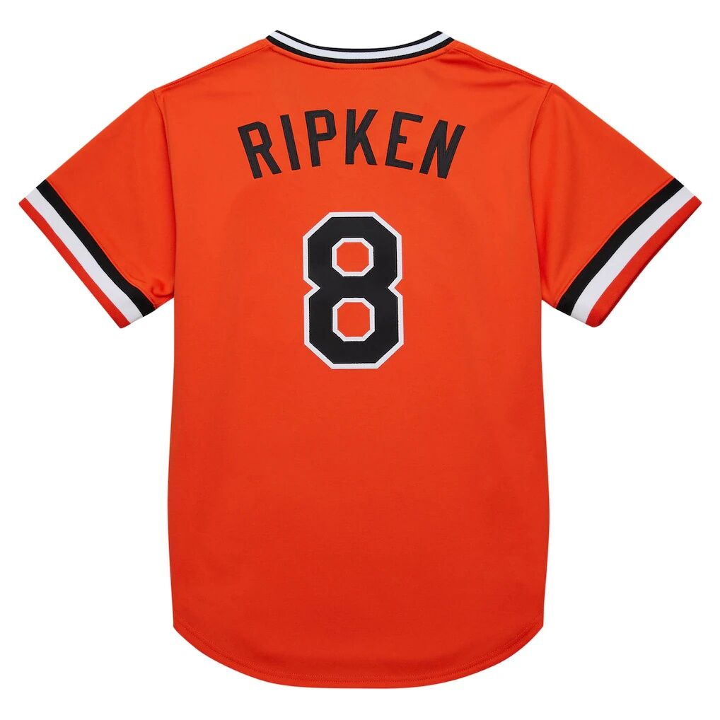 Cal Ripken Jr. Baltimore Orioles Mitchell & Ness 2001 Cooperstown Collection Authentic Throwback Jersey