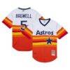 Jeff Bagwell Houston Astros Mitchell & Ness 2004 Cooperstown Collection Authentic Throwback Jersey - White - Front View