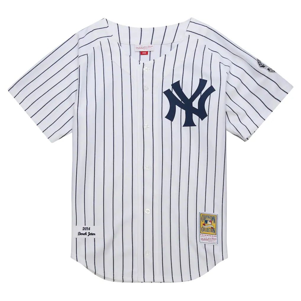 Derek Jeter New York Yankees Mitchell & Ness 2014 Cooperstown Collection Authentic Throwback Jersey