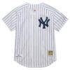Ichiro Suzuki New York Yankees Mitchell & Ness 2014 Cooperstown Collection Authentic Throwback Jersey - White - Side View