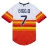 Craig Biggio Houston Astros Mitchell & Ness 2004 Cooperstown Collection Authentic Throwback Jersey - White - Detail View