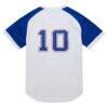 Chipper Jones Atlanta Braves Mitchell & Ness 2004 Cooperstown Collection Authentic Throwback Jersey - White - Detail View