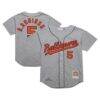 Brooks Robinson Baltimore Orioles Mitchell & Ness Cooperstown Collection 1966 Authentic Jersey - Gray - Front View