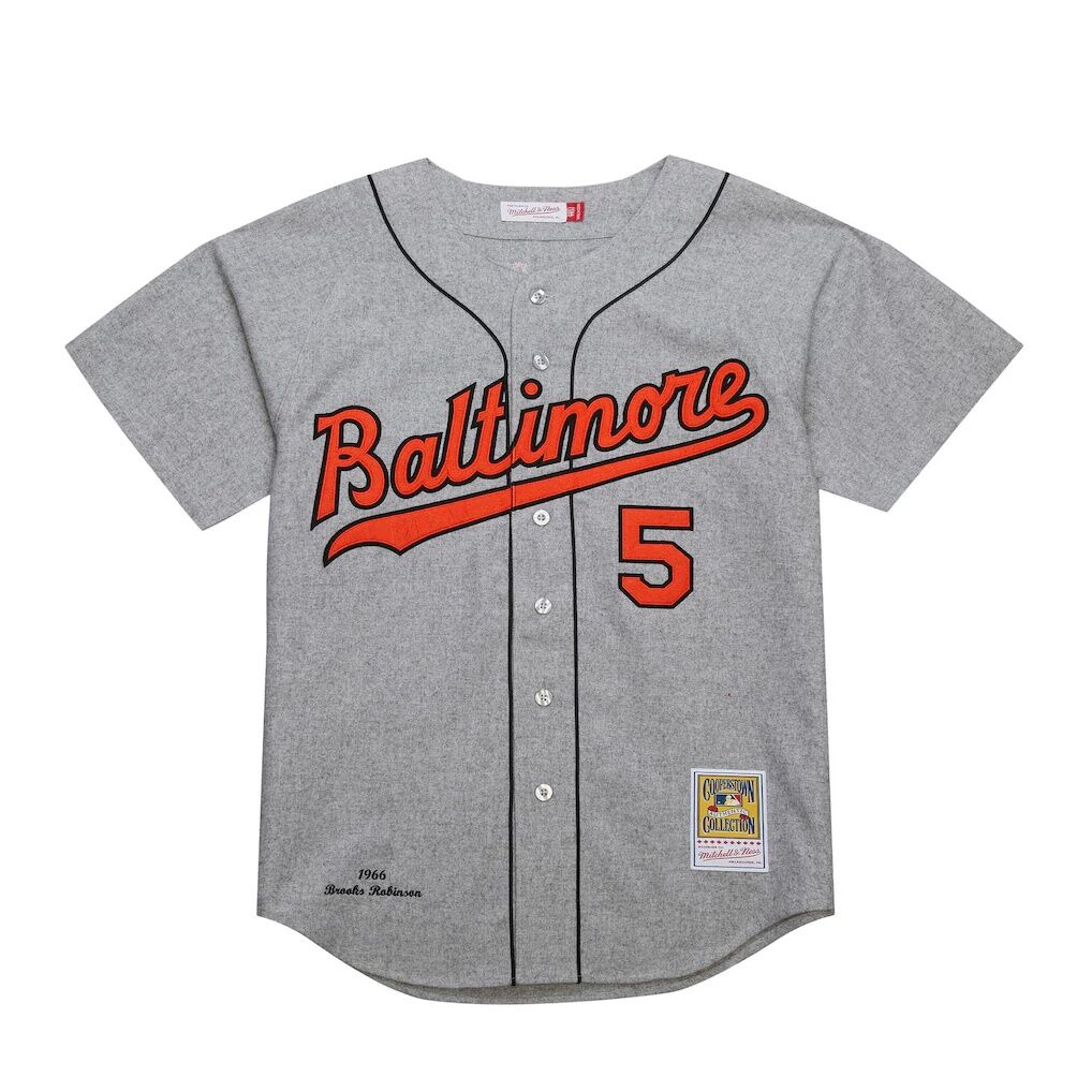 Brooks Robinson Baltimore Orioles Mitchell & Ness Cooperstown Collection 1966 Authentic Jersey