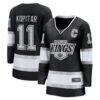 Anze Kopitar Los Angeles Kings Fashion7 Women's Home Breakaway Jersey - Black - Front View