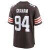 Mason Graham Cleveland Browns Nike Game Jersey - Brown - Detail View