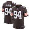Mason Graham Cleveland Browns Nike Game Jersey - Brown - Front View