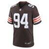 Mason Graham Cleveland Browns Nike Game Jersey - Brown - Side View
