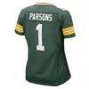 Micah Parsons Green Bay Packers Nike Women's Game Player Jersey - Green - Detail View