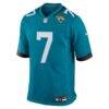 Brian Thomas Jr Jacksonville Jaguars Nike Player Game Jersey - Teal - Side View