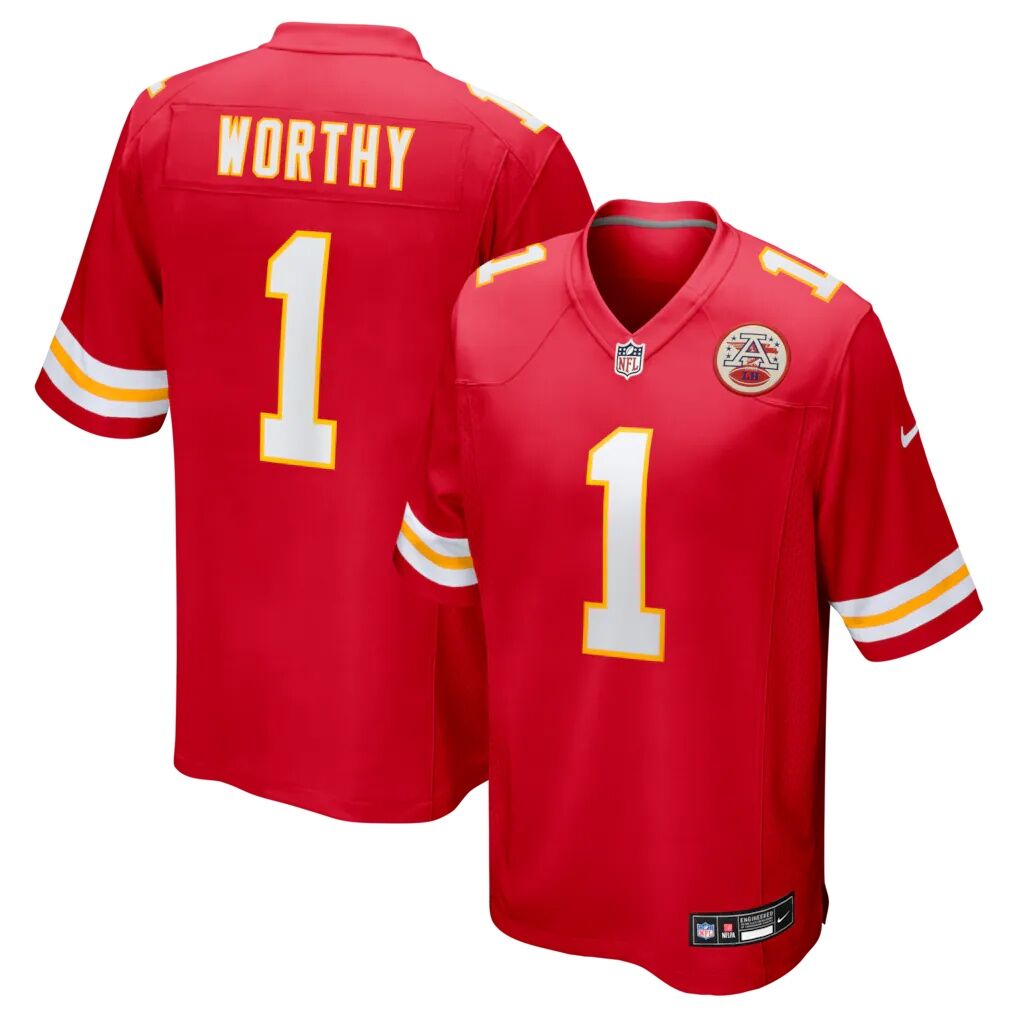 Xavier Worthy Kansas City Chiefs Nike  Player Game Jersey