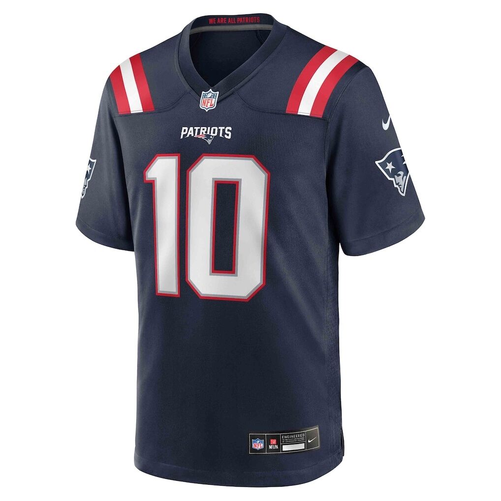 Drake Maye New England Patriots Nike  Player Game Jersey