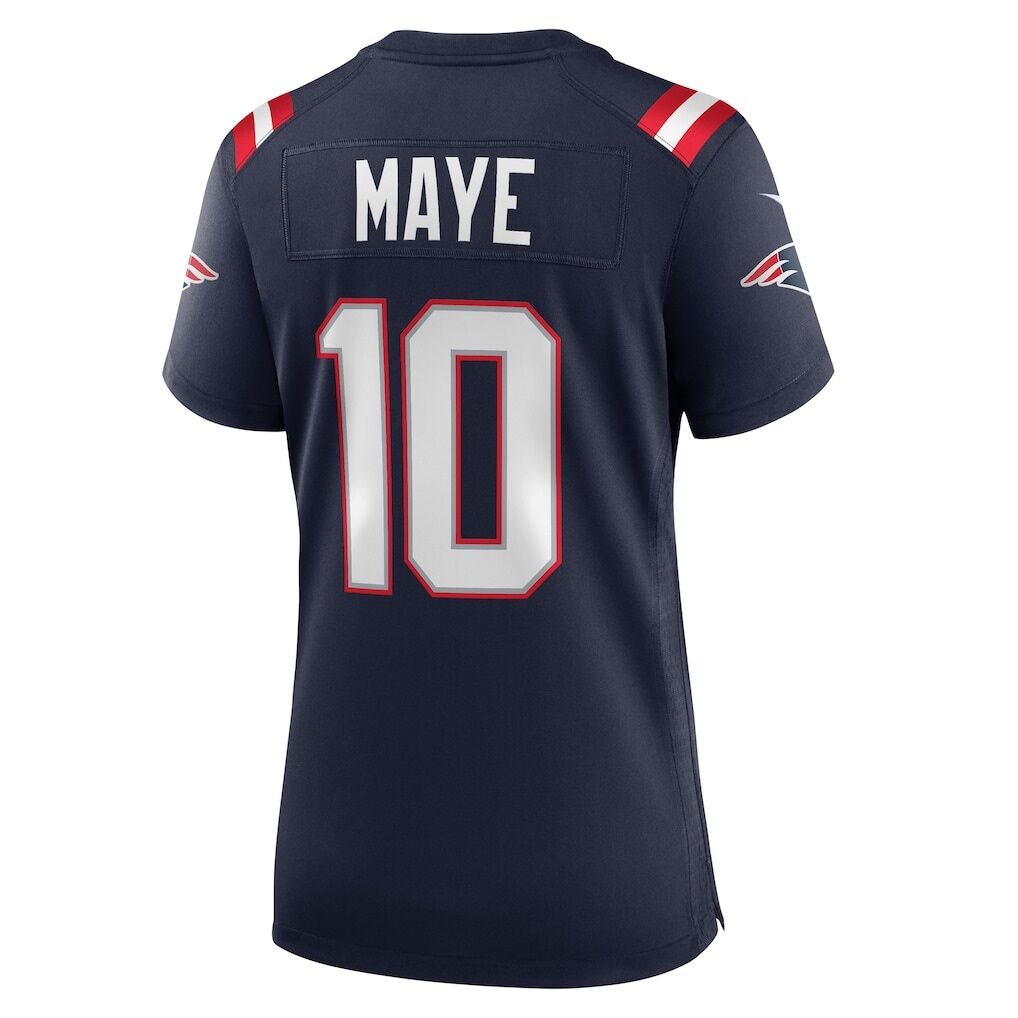 Drake Maye New England Patriots Nike Women's  Player Game Jersey