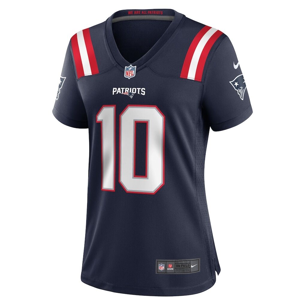 Drake Maye New England Patriots Nike Women's  Player Game Jersey