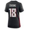 Kirk Cousins Atlanta Falcons Nike Women's Game Player Jersey - Black - Detail View