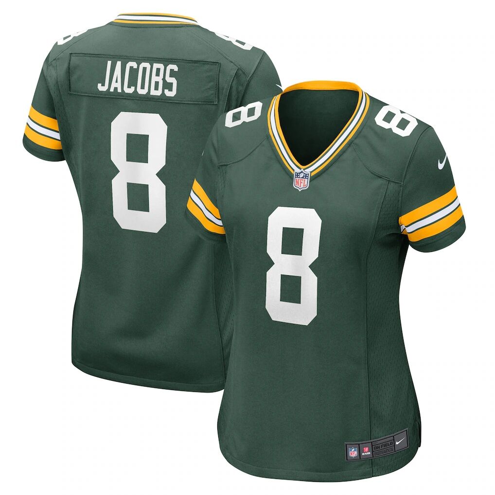 Josh Jacobs Green Bay Packers Nike Women's Team Game Jersey