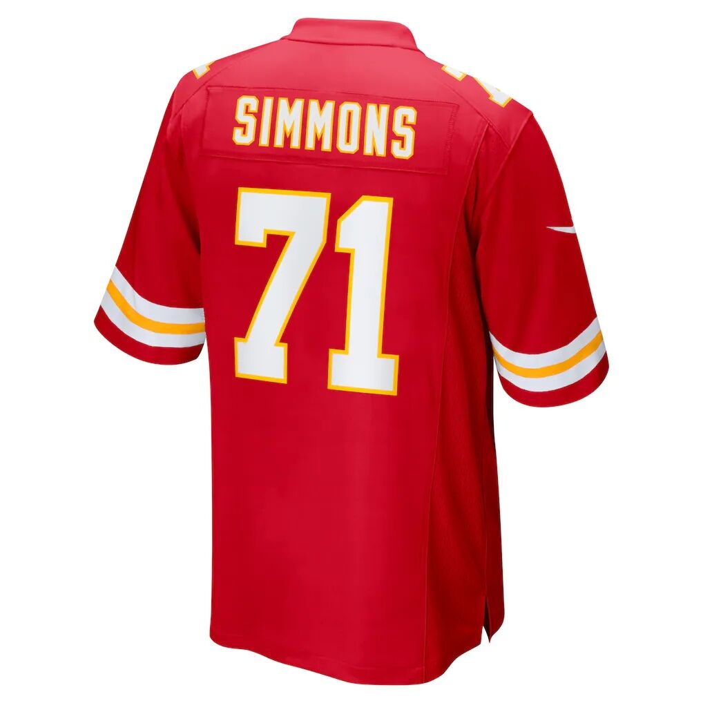 Josh Simmons Kansas City Chiefs Nike Game Jersey