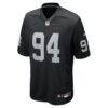 Christian Wilkins Las Vegas Raiders Nike Team Game Jersey - Black - Side View