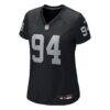 Christian Wilkins Las Vegas Raiders Nike Women's Team Game Jersey - Black - Side View