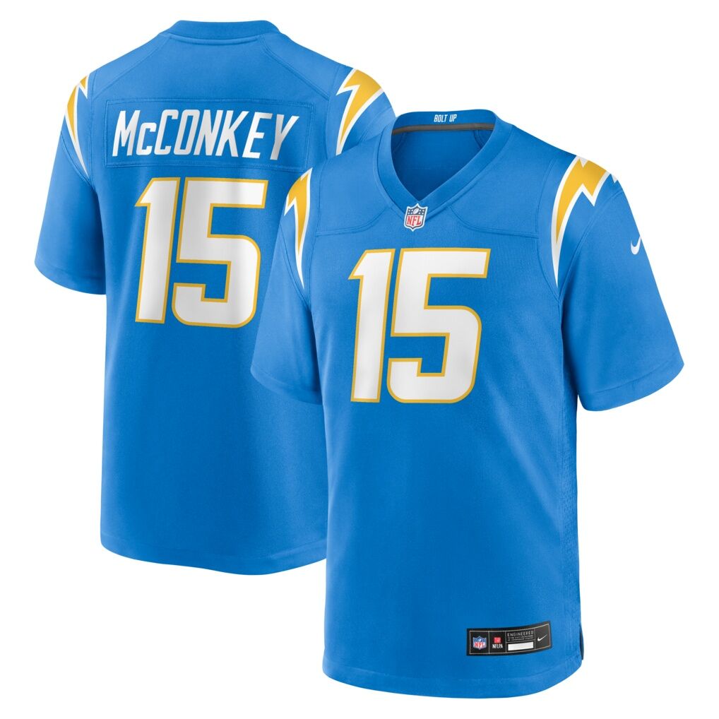 Ladd McConkey Los Angeles Chargers Nike  Player Game Jersey - Powder Blue