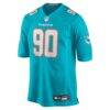 Kenneth Grant Miami Dolphins Nike Team Game Jersey - - Side View