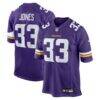 Aaron Jones Minnesota Vikings Nike Game Player Jersey - Purple - Front View